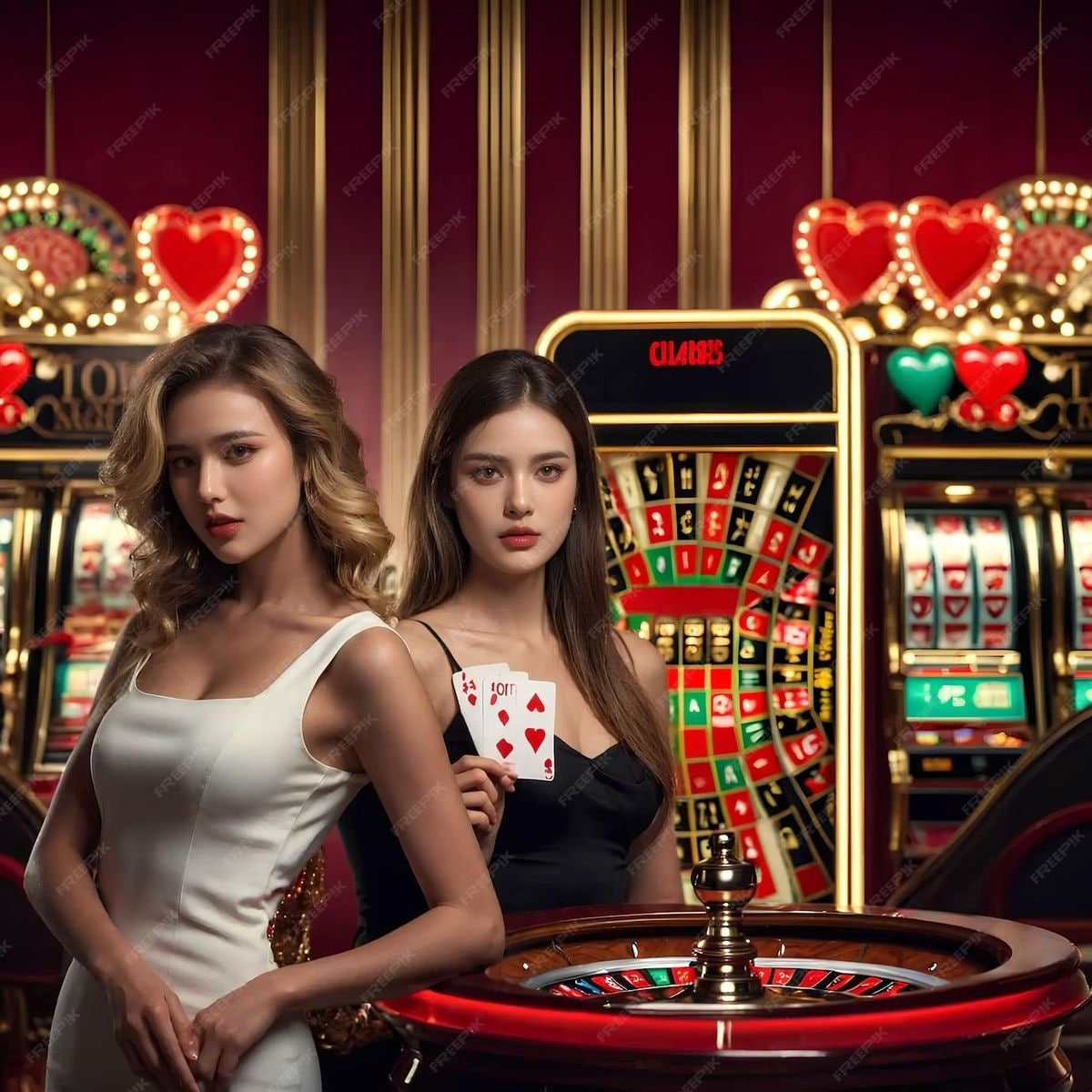 Studio live-dealer kami dengan broadcast kualitas HD real-time Live-dealer studio victory77